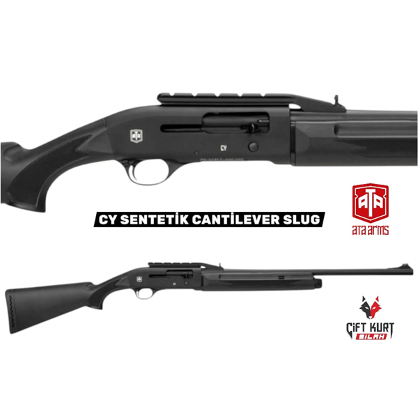 Ata Arms CY Sentetik Cantilever Slug Otomatik Yivsiz Av Tüfeği